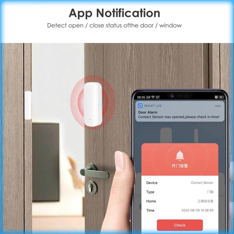 Tuya Wi-Fi Smart Door And Wind - Home Automation Technology 评论和价格