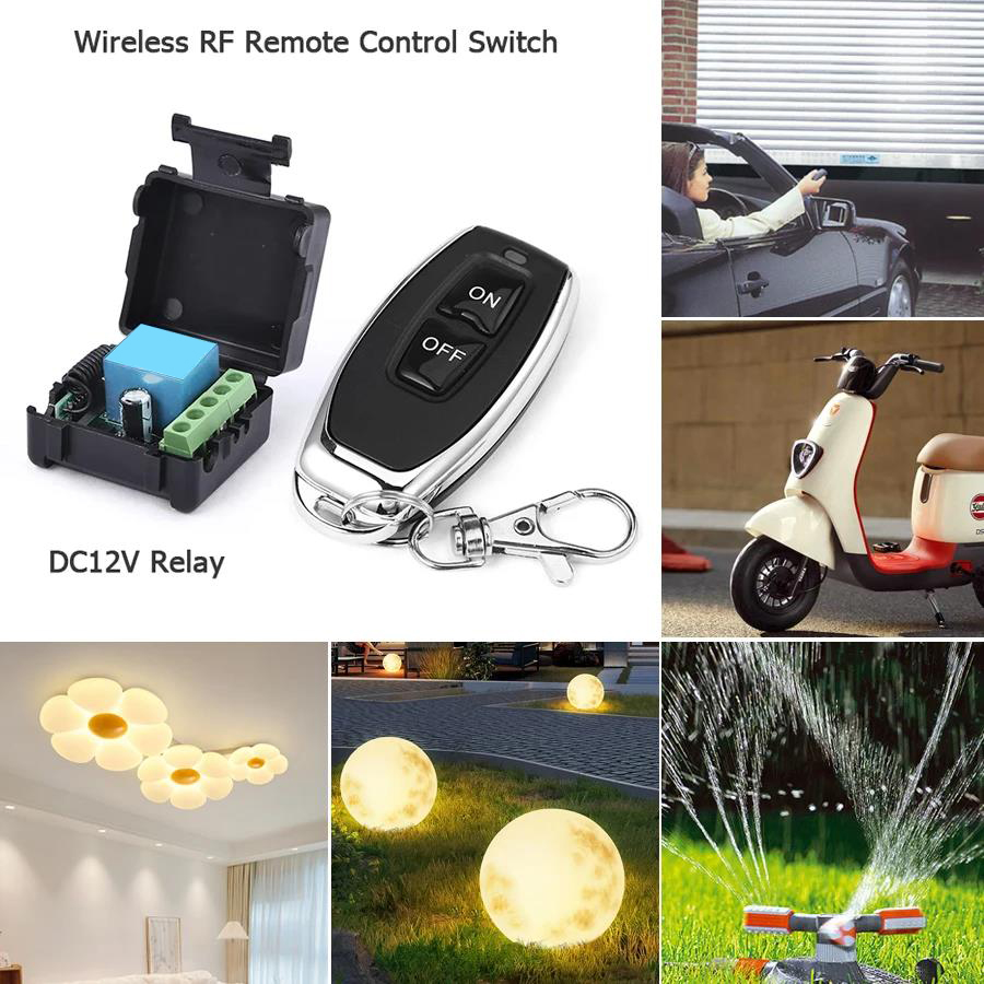 DC 12V 433Mhz RF Remote Contro - 433Mhz Receiver Module 评论和价格