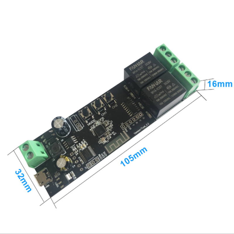 2CH Tuya Wifi Smart Control Bo - Smart Home Automation Diy 评论和价格