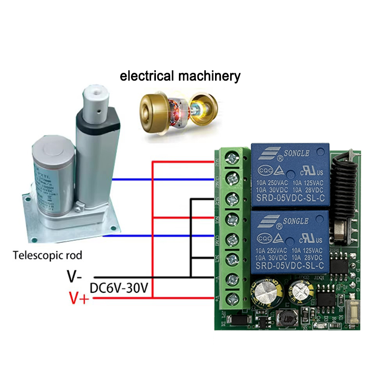 DC 12V 24V AC 220V RF433 2CH M - 433Mhz Receiver Module 评论和价格