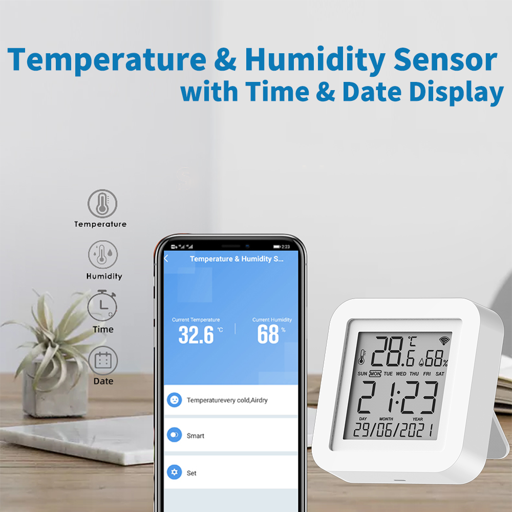 Tuya WIFI Temperature & Humidi - Home Automation Technology 评论和价格