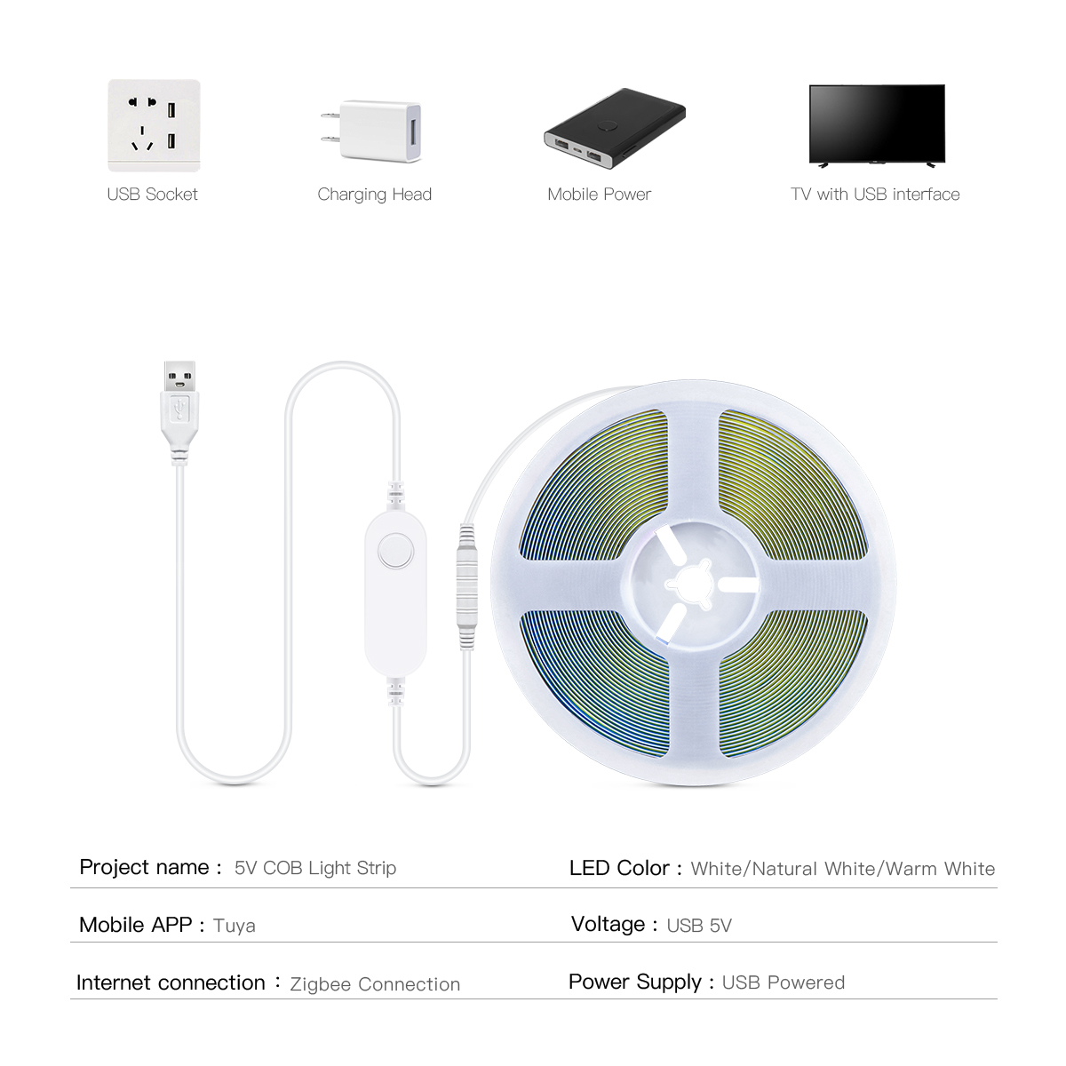 Smart Switch ZigBee COB LED Li - Zigbee Coordinator Stick 评论和价格