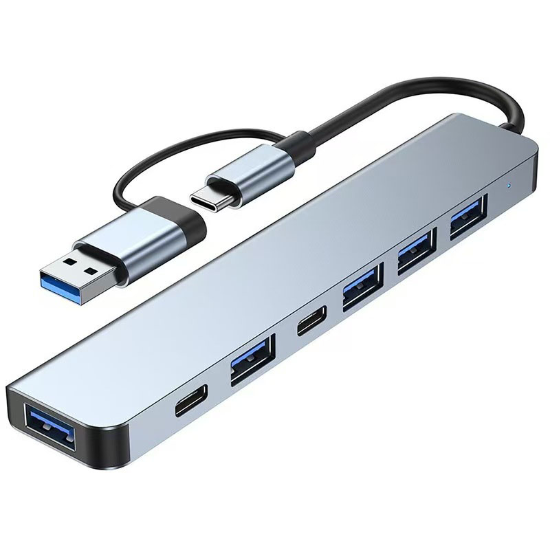 USB C Hub USB Splitter 8 in 1  - Home Assistant Sd 评论和价格