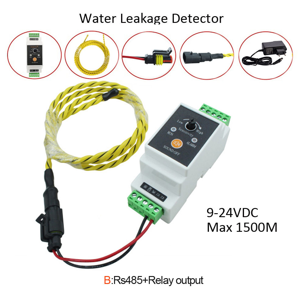 1Set Wire Water Leakage Detect - Water Leak Detector Wired 评论和价格