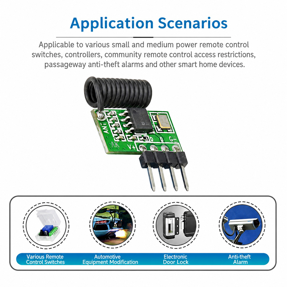 315MHz/433MHz Superheterodyne  - 433Mhz Receiver Module 评论和价格
