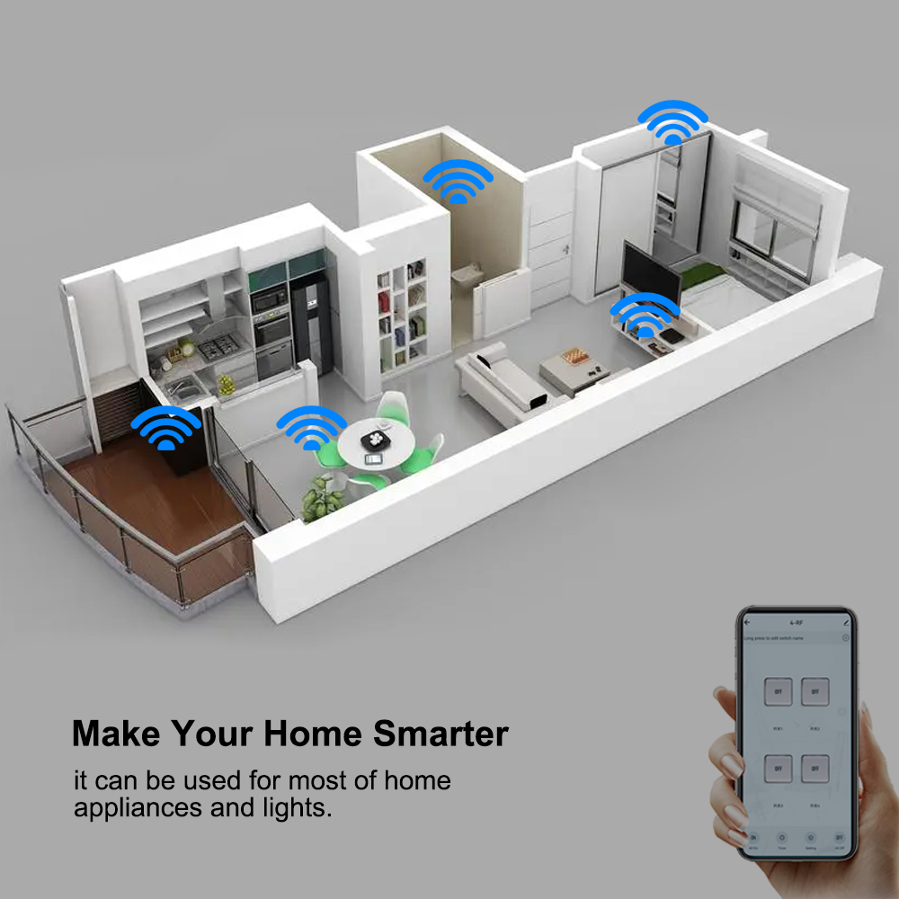 Smart Switch 4CH Relay Module  - Home Automation Technology 评论和价格