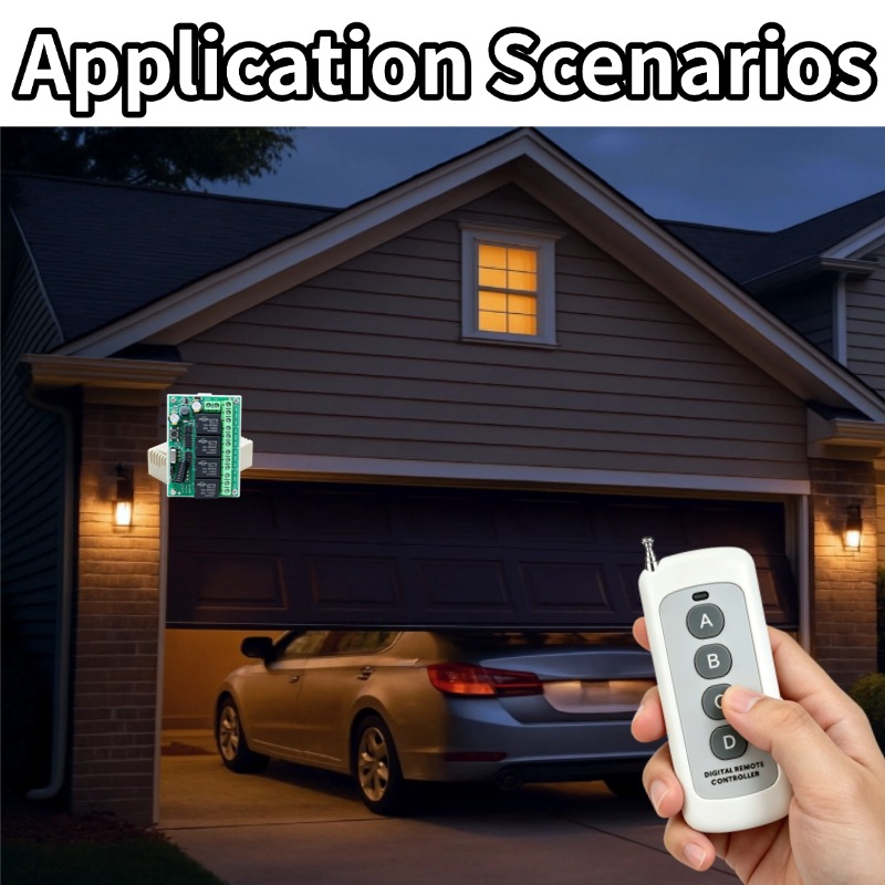 Universal Wireless Remote Cont - 433Mhz Receiver Module 评论和价格